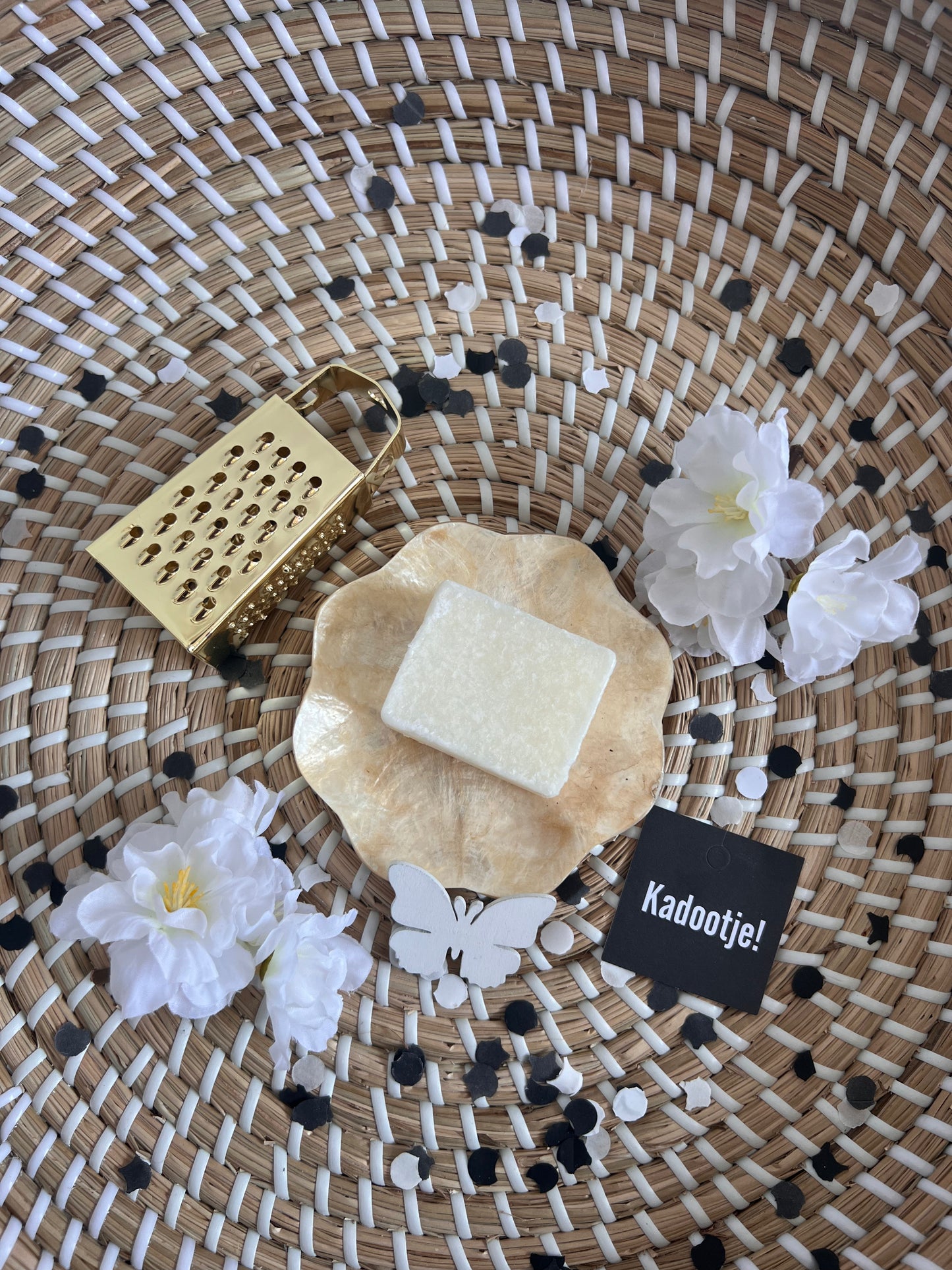 Cadeaupakket ByBazz - Geurblokje, Schaaltje & Raspje
