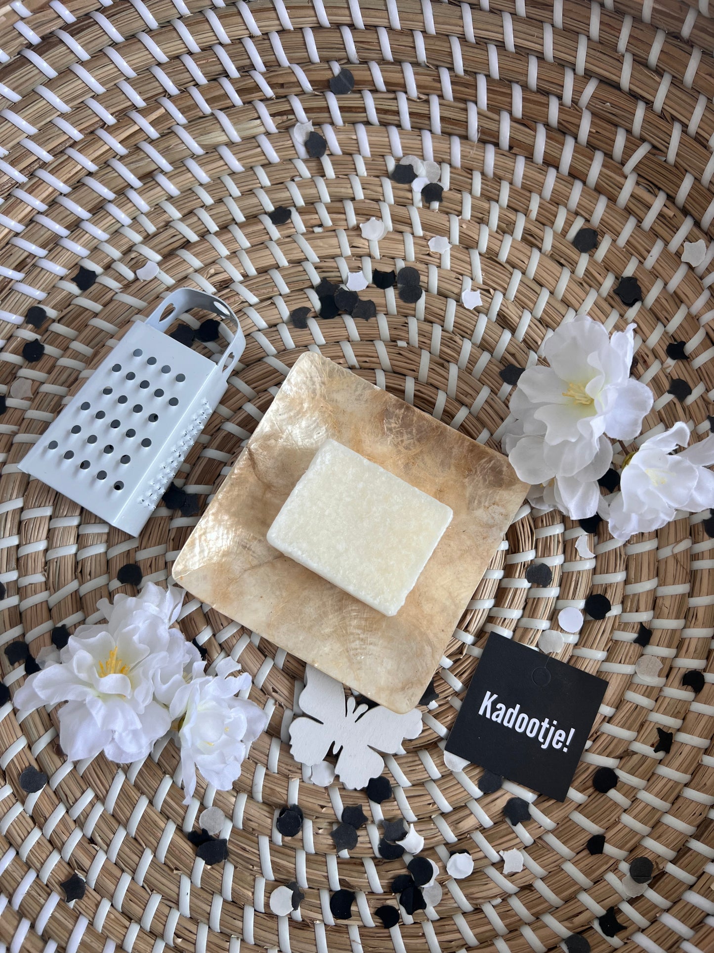 Cadeaupakket ByBazz - Geurblokje, Schaaltje & Raspje