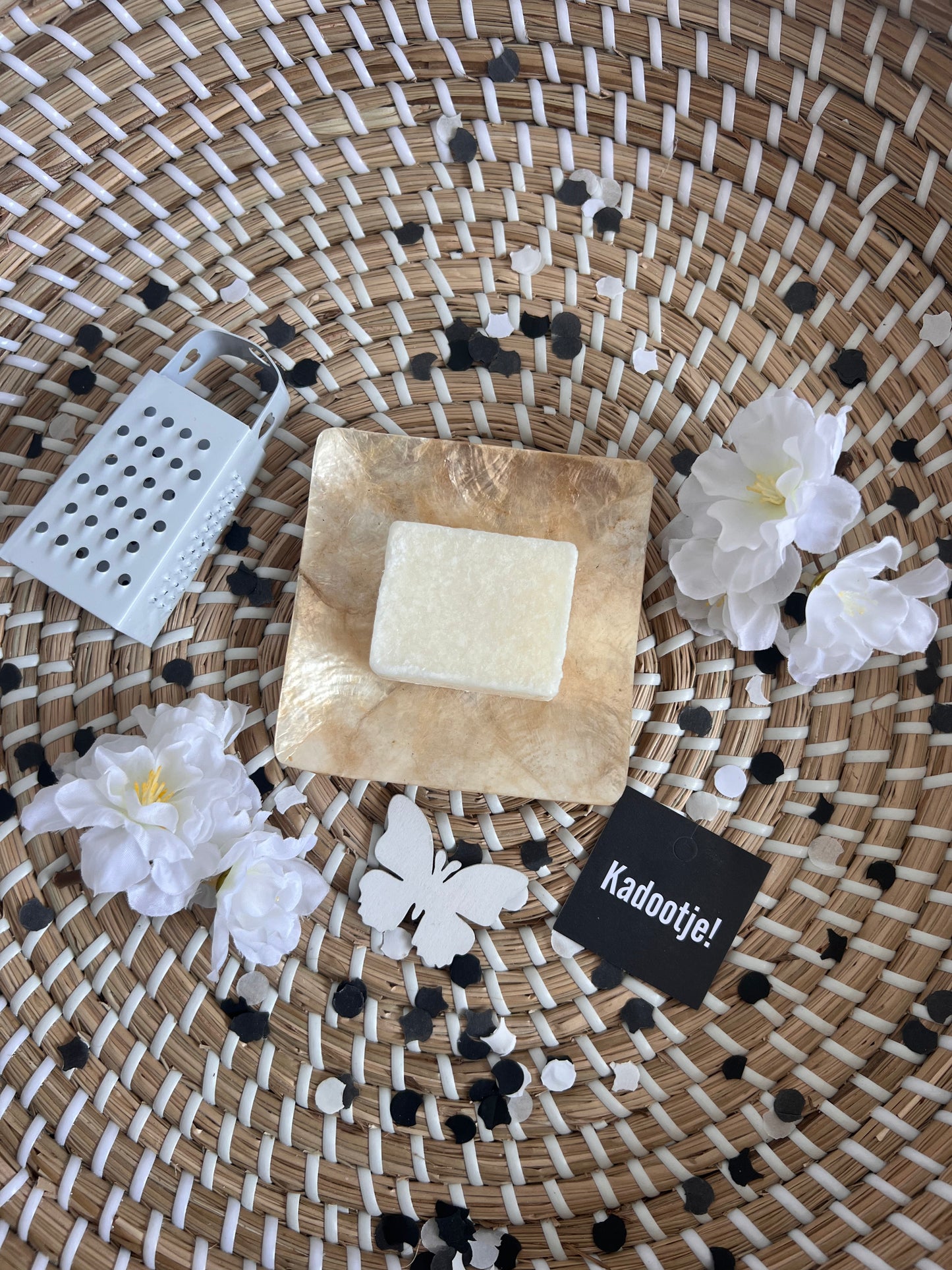 Cadeaupakket ByBazz - Geurblokje, Schaaltje & Raspje