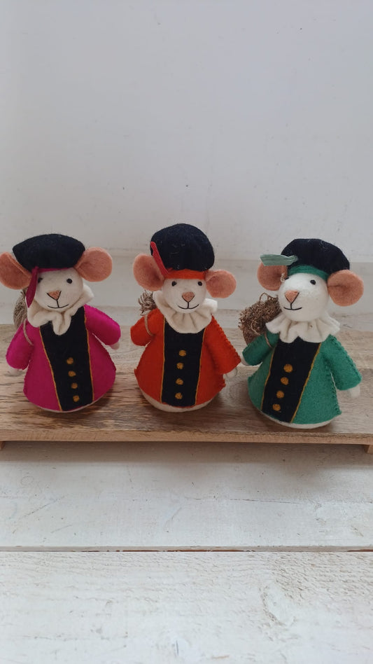 Sjaal met verhaal Pietermuis lila