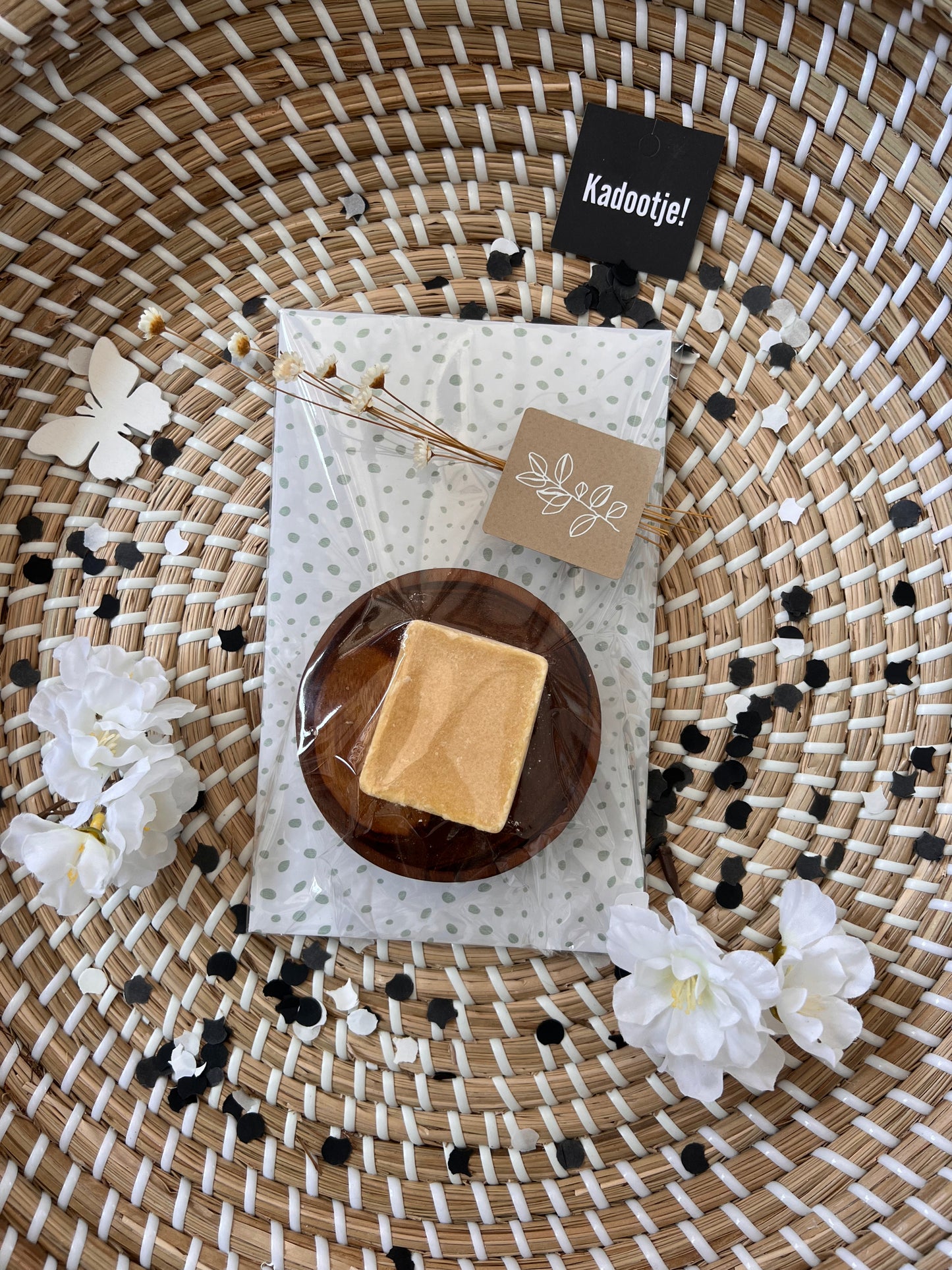 ByBazz geurblokje met schaaltje cadeaupakket