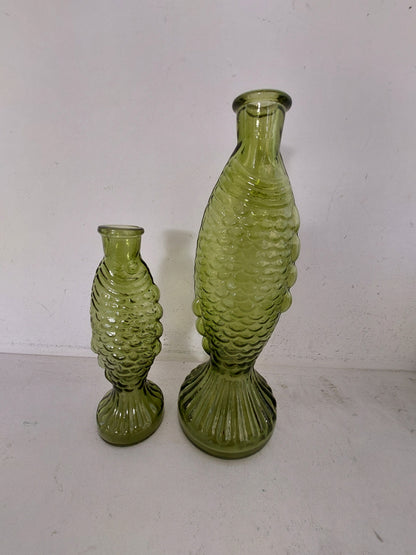 Madam Stoltz vis vaas groen klein