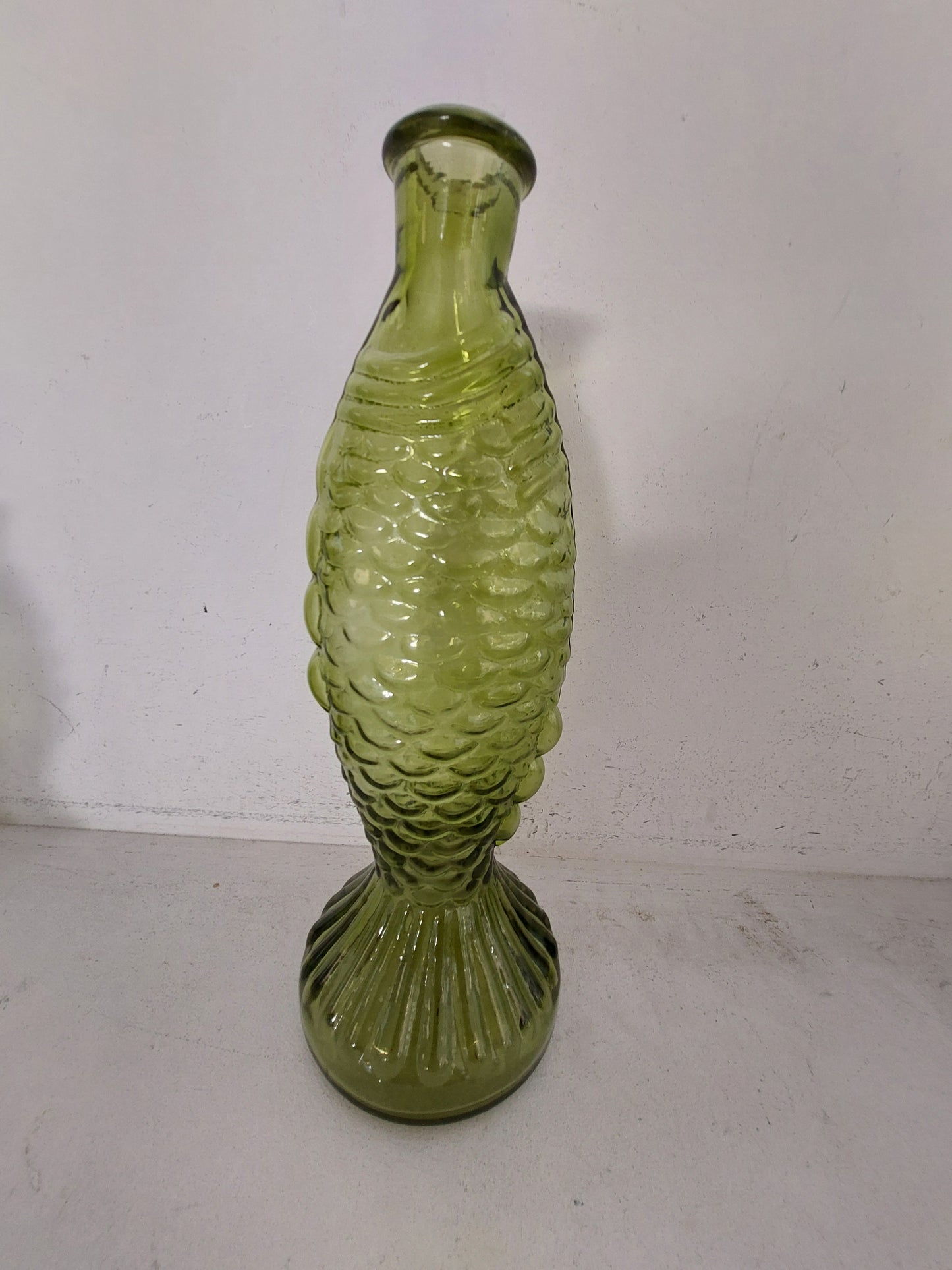 Madam Stoltz Vis vaas groen groot