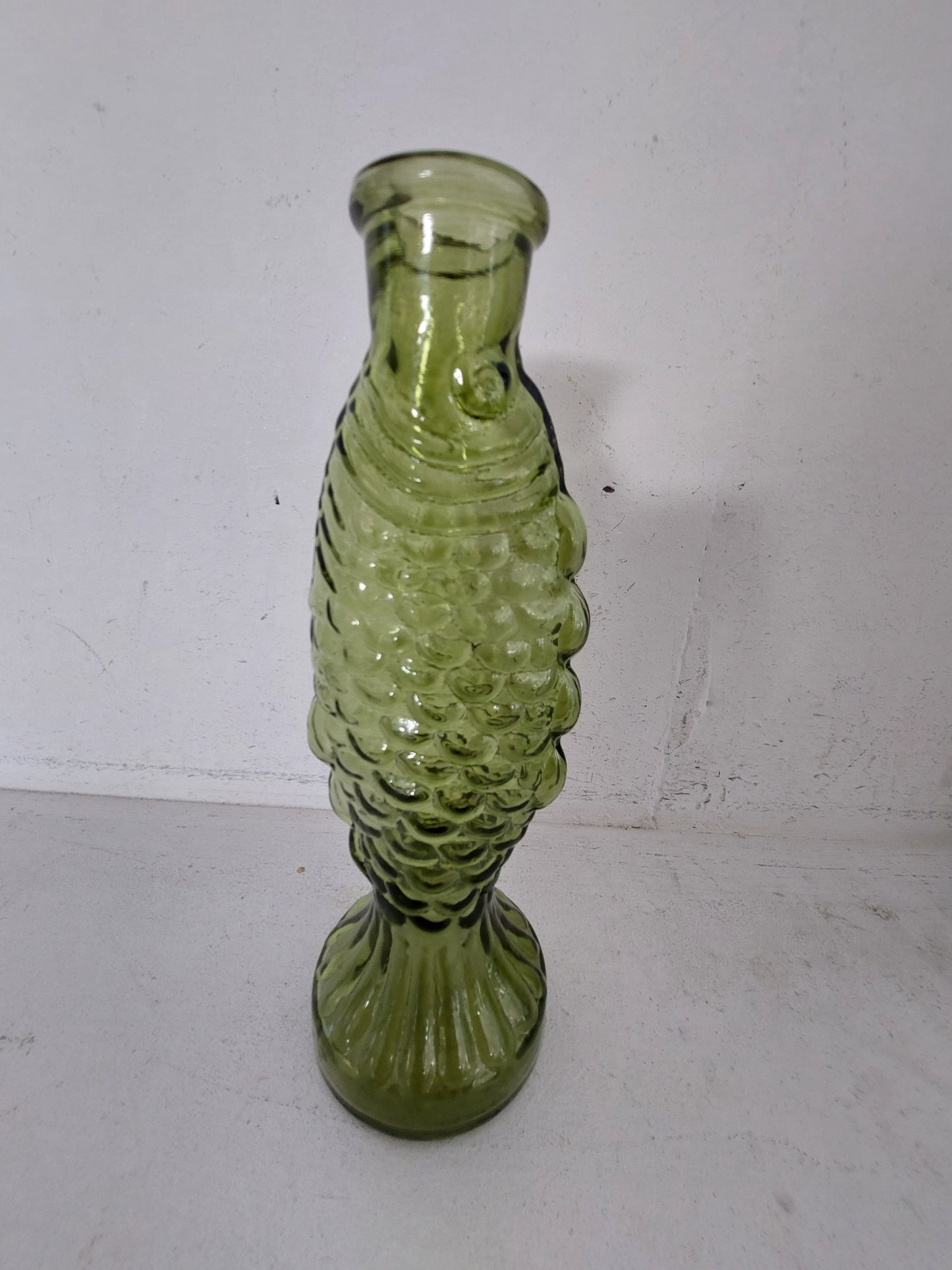 Madam Stoltz vis vaas groen klein