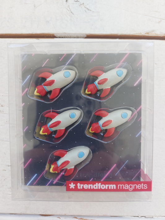 Doosje raket magneten