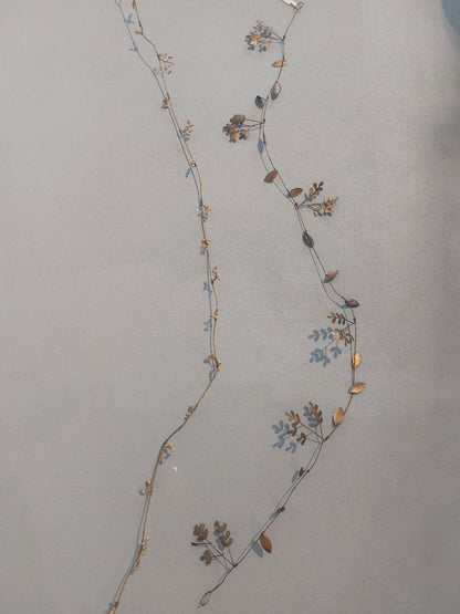 Madam Stoltz slinger/krans met blaadjes