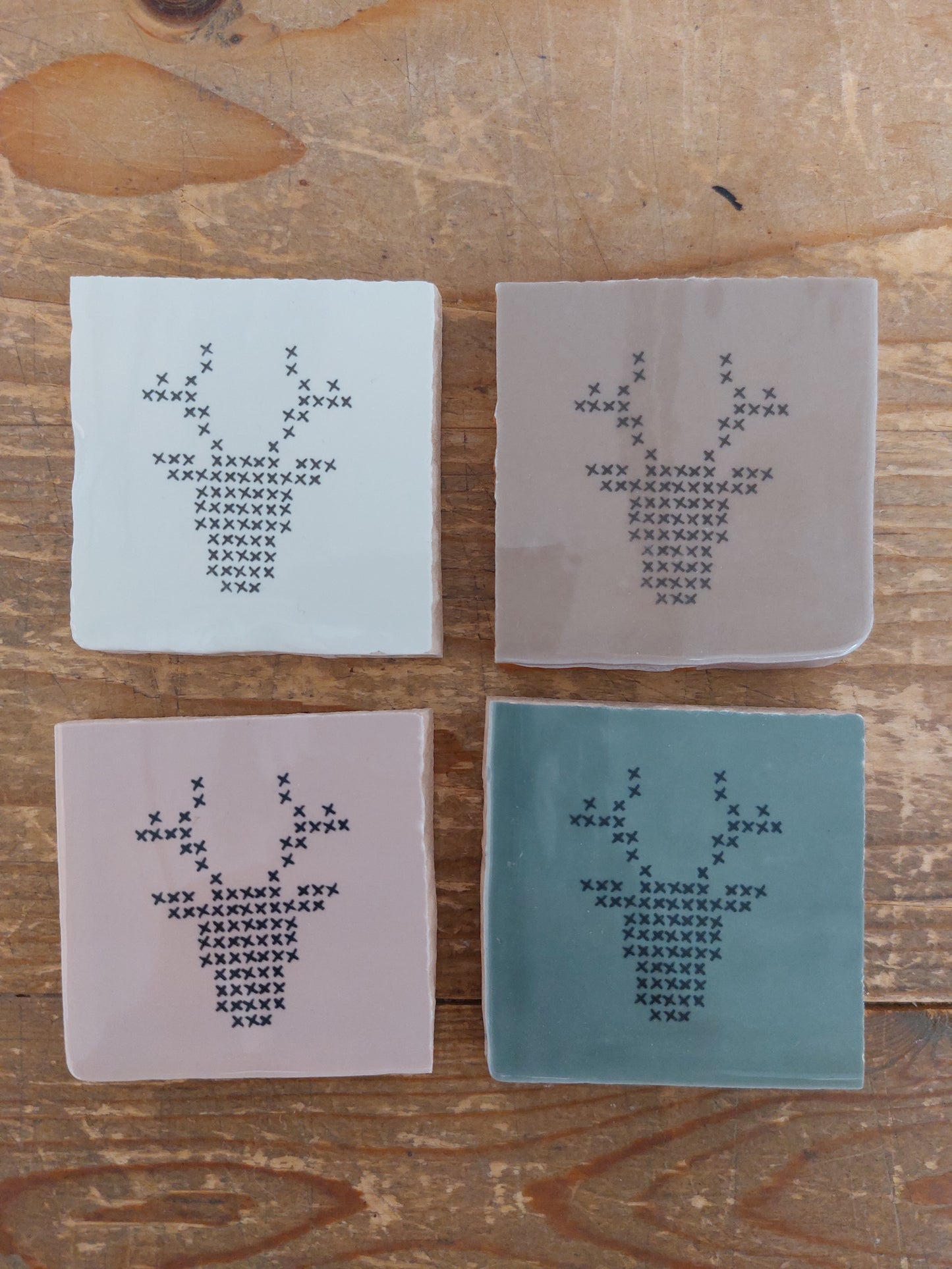 IMD Design kersttegeltje 3 boompjes