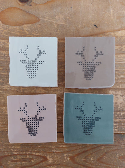 IMD Design kersttegeltje 3 boompjes