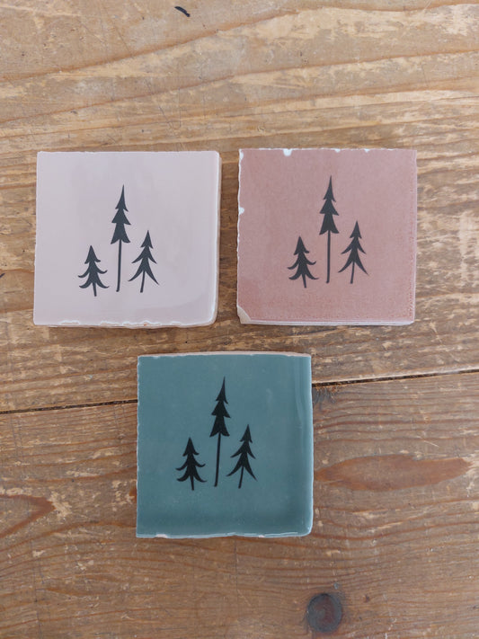 IMD Design kersttegeltje 3 boompjes