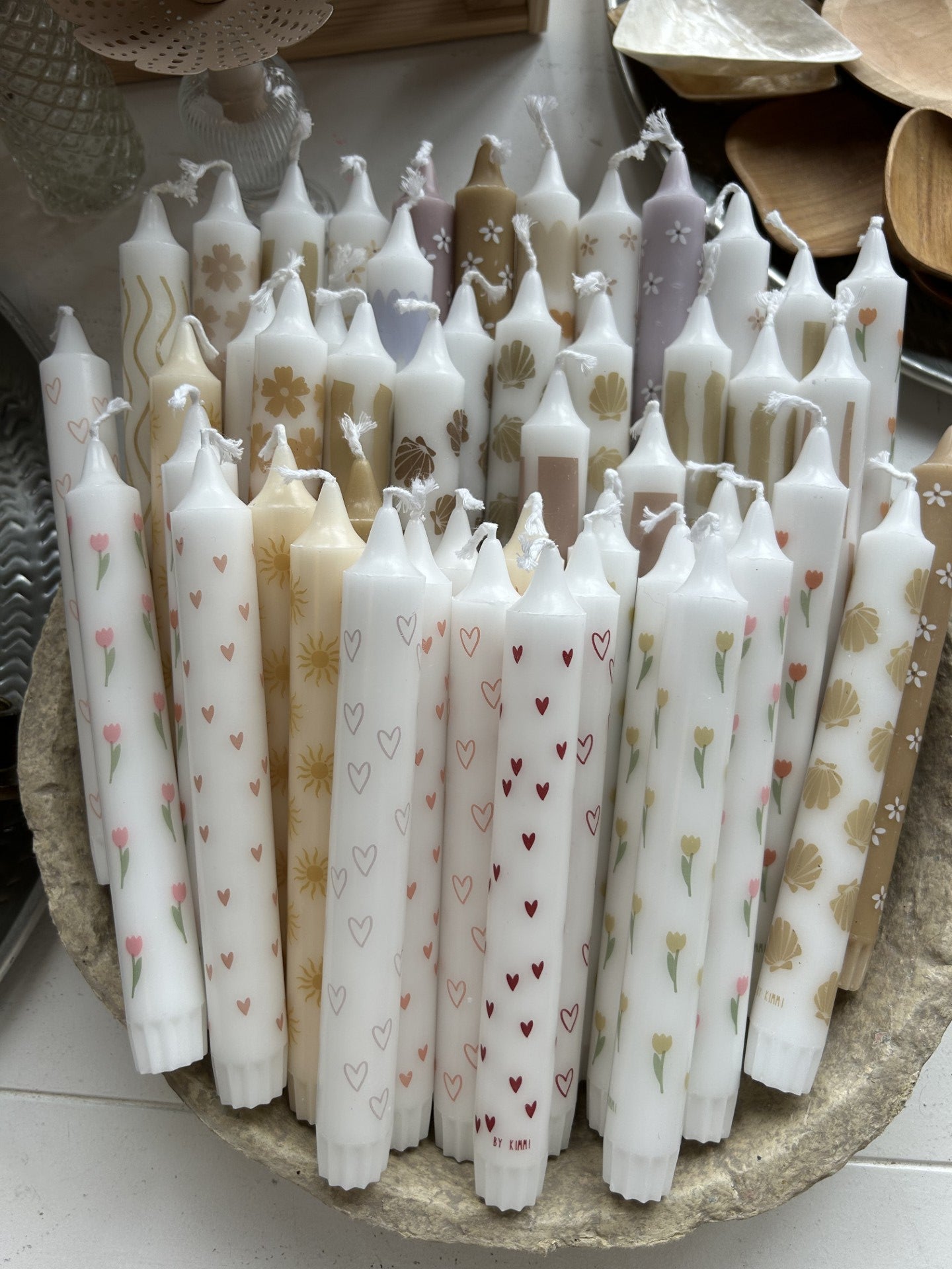 4 tulpen kaarsen