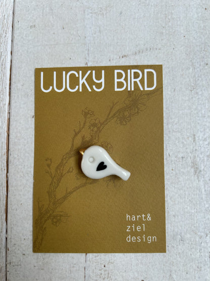 Lucky Bird zwart hartje