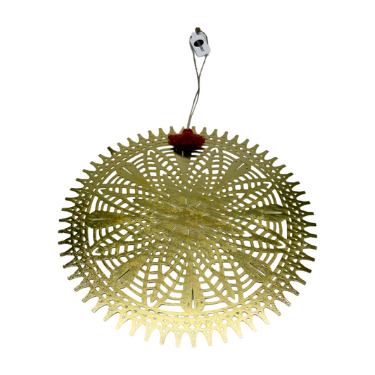 Madam Stoltz wandornament goud