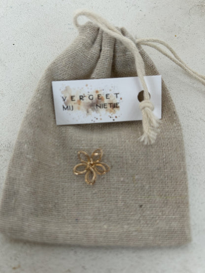 Een lief "Vergeet Mij Nietje"