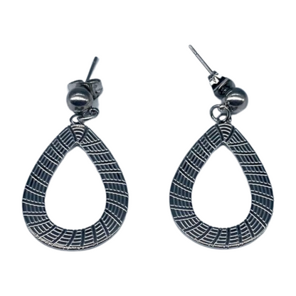 Zilveren oorbellen stainless steel Day & Eve