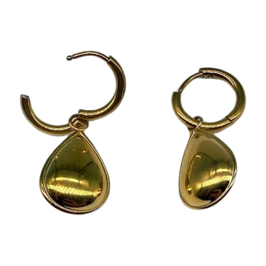 Gouden Oorbellen Druppels | Stainless steel Day & Eve