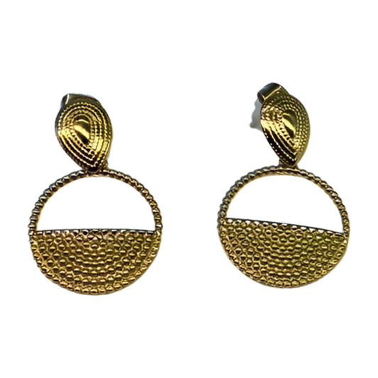 Gouden oorbellen stainless steel Day & Eve