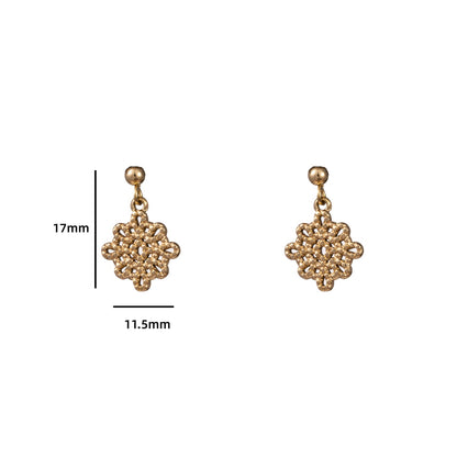 Gouden Roset Oorbellen van stainless steel Day & Eve