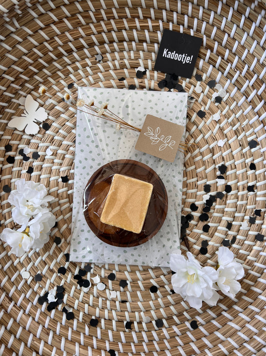 ByBazz geurblokje met schaaltje cadeaupakket