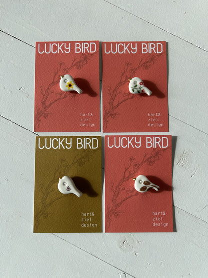 Lucky Bird zwart hartje